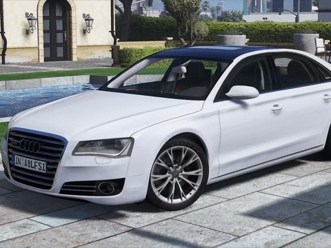 【小辉哥】553 gta5 mod 奥迪a8l 4.